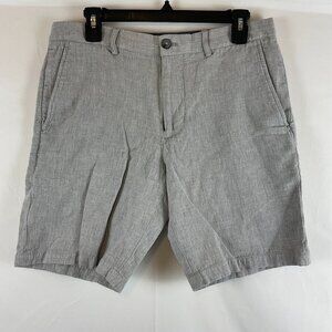 Club Monaco Maddox Fit Shorts 31 Light Gray Pockets